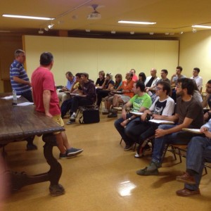 Reunión de programación del jueves 18 en el Brianda de Mendoza (Foto: ANP)